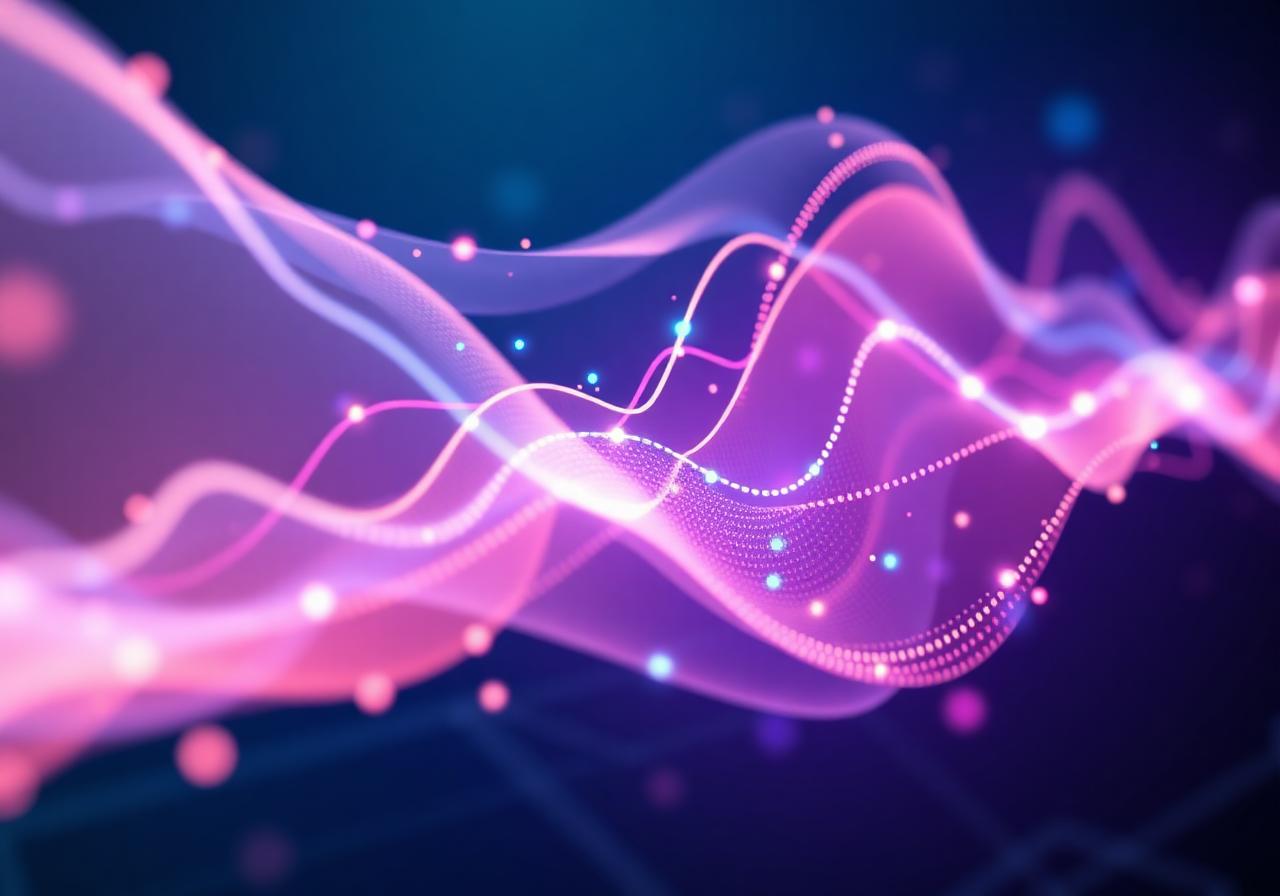 Abstract data analytics waves